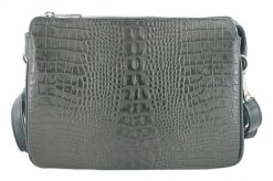 Listonoszka skórzana BARBERINI'S c. zielona 604/1-42. Zielone shopper bag Barberinis, bez wzorów, ze skóry, małe, bez dodatków. Za 269.99 zł.