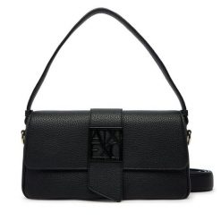 Torebka Armani Exchange. Czarne torebki klasyczne Armani Exchange, bez wzorów, klasyczne, bez dodatków. Za 609.99 zł.