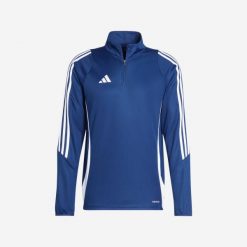 Bluza treningowa do piłki nożnej ADIDAS Tiro 24. Białe bluzy adidas, s, bez wzorów, z materiału, bez ramiączek, bez kaptura. Za 129.99 zł.