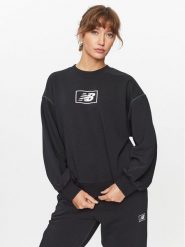 New Balance Bluza Essentials French Terry Crew WT33514 Czarny Regular Fit. Czarne bluzy New Balance, s, bez wzorów, z syntetyku, bez kaptura. Za 179.99 zł.