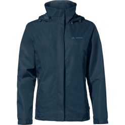 Kurtka przeciwdeszczowa damska Vaude Escape Light Jacket. Czerwone kurtki Vaude, bez wzorów, bez kaptura. Za 366.99 zł.