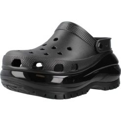 Tenisówki Crocs Model Classic Mega Crush Clog Kolor Czarny. Czarne klapki Crocs, bez wzorów, z gumy, sportowe, bez zapięcia. Za 312.00 zł.