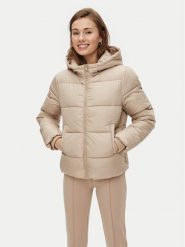 Pieces Kurtka puchowa 17115626 Beżowy Regular Fit. Brązowe kurtki Pieces, xs, bez wzorów, z puchu, bez kaptura. Za 139.99 zł.