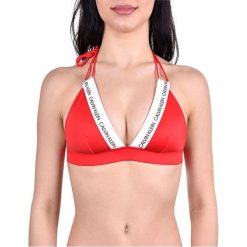 Calvin Klein Biustonosz Fixed Triangle -RP CK Logo KW0KW00591 -668 Lara with Lipstick (rozmiar S). Bikini Calvin Klein, bez wzorów. W wyprzedaży za 124.00 zł.