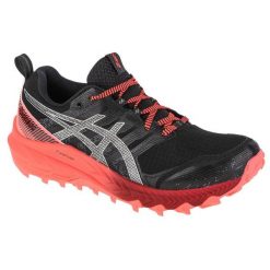 Buty do biegania damskie, ASICS Gel-Trabuco 9 G-TX. Czarne buty do biegania ASICS, bez wzorów, bez zapięcia, do biegania. Za 559.00 zł.