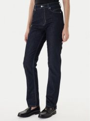 BOSS Jeansy Ada 50552466 Granatowy Slim Fit. Niebieskie jeansy Boss, bez wzorów, z bawełny. Za 599.99 zł.