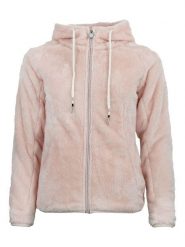 Peak Mountain Kurtka polarowa "Alanzo" w kolorze jasnoróżowym rozmiar: S. Różowe kurtki Peak Mountain, s, bez wzorów, z polaru, bez kaptura. Za 173.99 zł.