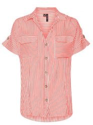 Vero Moda Bluzka w kolorze różowym rozmiar: XL. Różowe bluzki Vero Moda, s, bez wzorów, z wiskozy, klasyczne, bez kołnierzyka, bez ramiączek. Za 83.81 zł.