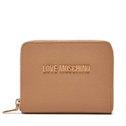 Mały Portfel Damski LOVE MOSCHINO. Brązowe portfele Love Moschino, bez wzorów. Za 279.99 zł.