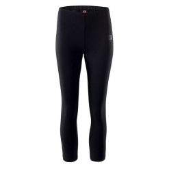 Legginsy damskie IQ Silky WMNS 3/4 - czarne, Rozmiar S. Czarne legginsy IQ, bez wzorów, z materiału. W wyprzedaży za 49.99 zł.