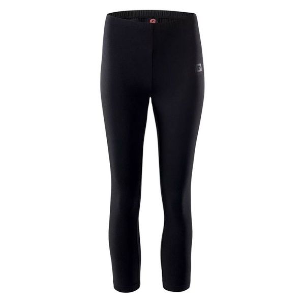 Legginsy damskie IQ Silky WMNS 3/4 - czarne, Rozmiar S. Czarne legginsy IQ, bez wzorów, z materiału. Za 39.99 zł.