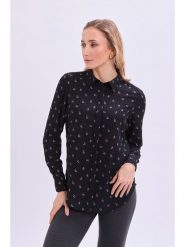 Marks & Spencer Koszula w kolorze czarnym rozmiar: 36. Czarne koszule Marks & Spencer, bez wzorów, bez kołnierzyka, bez ramiączek. Za 53.04 zł.