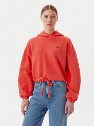 Tommy Jeans Bluza DW0DW20314 Pomarańczowy Relaxed Fit. Brązowe bluzy Tommy Jeans, xl, bez wzorów, z bawełny, bez kaptura. Za 259.99 zł.