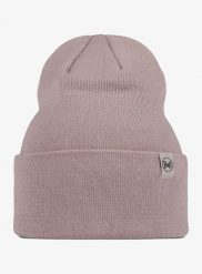 Czapka zimowa Buff Lilon - rosewood. Czerwone czapki zimowe Buff, bez wzorów, z dzianiny, wizytowe. Za 95.00 zł.