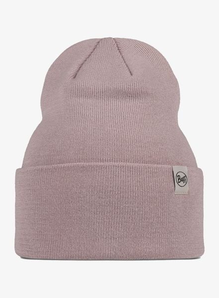 Czapka zimowa Buff Lilon - rosewood. Czerwone czapki zimowe Buff, bez wzorów, z dzianiny, wizytowe. Za 119.90 zł.