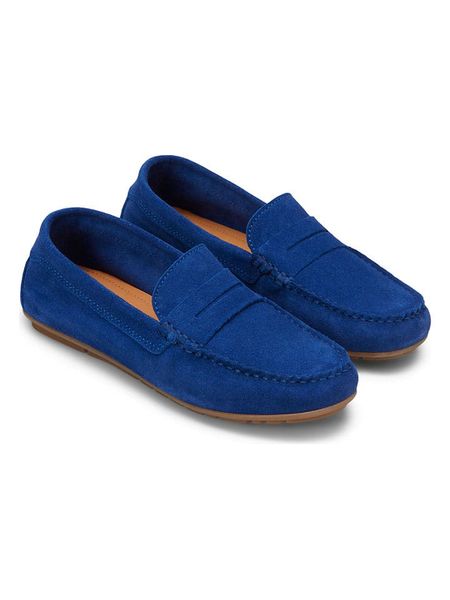 Marc O´Polo Skórzane mokasyny w kolorze granatowym rozmiar: 38. Niebieskie mokasyny bez wzorów. Za 193.24 zł.