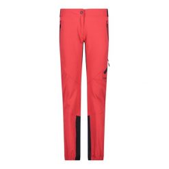 Spodnie damskie turystyczne CMP 30T2316. Czerwone spodnie materiałowe CMP, bez wzorów, sportowe. W wyprzedaży za 399.00 zł.