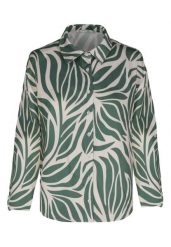 Koszula z wzorem K-LOST. Zielone koszule Volcano, m, bez wzorów, z materiału, klasyczne, bez kołnierzyka, bez ramiączek. Za 129.99 zł.