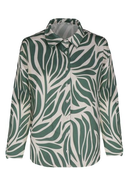 Koszula z wzorem K-LOST. Zielone koszule Volcano, m, bez wzorów, z materiału, klasyczne, bez kołnierzyka, bez ramiączek. Za 129.99 zł.