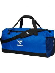 Torba sportowa Hummel Core 2.0. Czarne torby sportowe Hummel, bez wzorów, z materiału, na ramię. Za 150.50 zł.