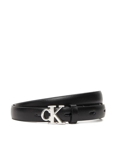 Calvin Klein Pasek Damski LV04F7055G Czarny. Czarne paski Calvin Klein, bez wzorów, ze skóry. Za 159.99 zł.