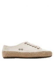 EMU Australia Espadryle W12883 Beżowy. Brązowe espadryle Emu Australia, bez wzorów, z kauczuku, bez obcasa. Za 219.99 zł.