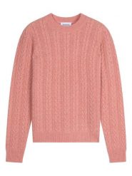 AUTHENTIC CASHMERE Kaszmirowy sweter "Alice" w kolorze łososiowym rozmiar: S. Różowe swetry AUTHENTIC CASHMERE, s, bez wzorów, z kaszmiru, bez ramiączek. Za 564.31 zł.