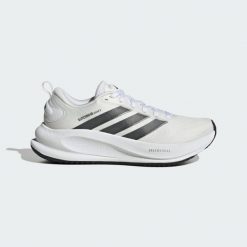 Buty SUPERNOVA EASE 2 J. Białe buty do biegania adidas, bez wzorów, z gumy, bez zapięcia, do biegania. Za 369.00 zł.