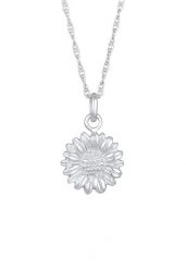 Elli Damski wisiorek stokrotka Summer Boho ze srebra próby 925 Sterling Silver Naszyjniki 1 ct. Szare naszyjniki Elli, z materiału, srebrne. Za 188.99 zł.