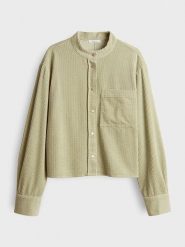 OPUS Bluzka w kolorze jasnozielonym rozmiar: L. Zielone bluzki Opus, l, bez wzorów, z bawełny, bez kołnierzyka, bez ramiączek. Za 232.78 zł.