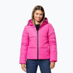 Kurtka zimowa damska Pitbull Vista Quilted Hooded. Czerwone kurtki PITBULL, na zimę, l, bez wzorów, z materiału, bez kaptura. Za 219.99 zł.