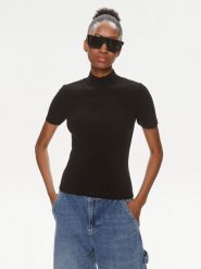 Pinko Sweter Capriolo 102124 A1A7 Czarny Regular Fit. Czarne swetry Pinko, s, bez wzorów, z wełny, bez ramiączek. Za 779.99 zł.