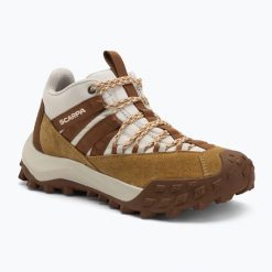 Buty turystyczne damskie SCARPA Rove. Brązowe buty trekkingowe Scarpa, na lato, z materiału, bez zapięcia. Za 589.99 zł.