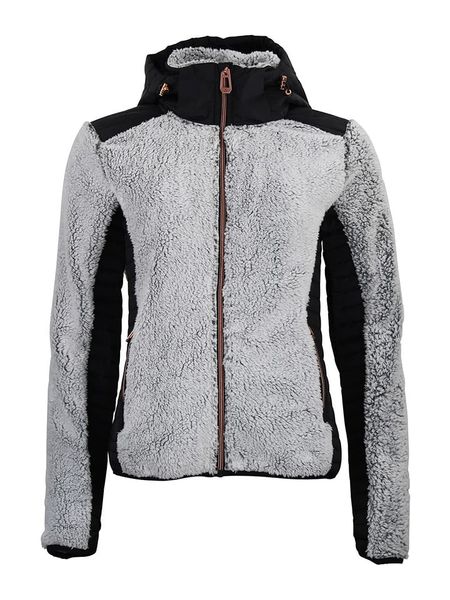 Peak Mountain Kurtka polarowa "Amarant" w kolorze szarym rozmiar: XL. Szare kurtki Peak Mountain, xl, bez wzorów, z polaru, bez kaptura. Za 187.52 zł.