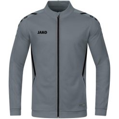 Kurtka damska Jako polyester Challenge. Czarne kurtki JAKO, z aplikacjami, z dzianiny, eleganckie, bez kaptura. Za 185.40 zł.