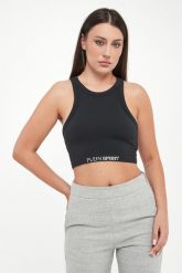 Top damski prążkowany PLEIN SPORT. Topy sportowe Plein Sport, m, bez wzorów, prążkowane. Za 359.00 zł.