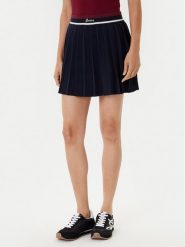 Guess Spódnica plisowana V5BD02 Z1152 Granatowy Regular Fit. Niebieskie spódnice Guess, xs, z aplikacjami, plisowane. Za 279.99 zł.