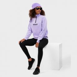 Bluza z grubego polaru do sportów zimowych damska Aurora-W. Niebieskie bluzy z kapturem SIROKO, na zimę, l, bez wzorów, z elastanu, bez kaptura, narciarskie. Za 127.00 zł.