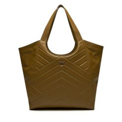 Torebka PINKO. Zielone shopper bag Pinko, bez wzorów, bez dodatków. Za 1,149.00 zł.