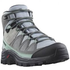 Buty trekkingowe damskie Salomon Quest Rove Gtx. Brązowe buty trekkingowe Salomon, z materiału, za kostkę, bez zapięcia. Za 719.99 zł.