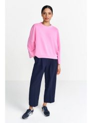 Rich & Royal Bluza w kolorze jasnoróżowym rozmiar: L. Różowe bluzy Rich & Royal, l, bez wzorów, bez ramiączek, bez kaptura. Za 175.26 zł.