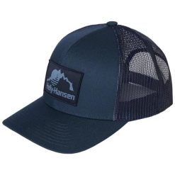 Czapka Trucker Helly Hansen. Niebieskie czapki z daszkiem Helly Hansen, bez wzorów. Za 259.50 zł.
