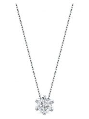 Revoni Złoty naszyjnik z diamentem - dł. 45 cm rozmiar: onesize. Szare naszyjniki Revoni, z materiału, z diamentem, złote. Za 2,421.71 zł.