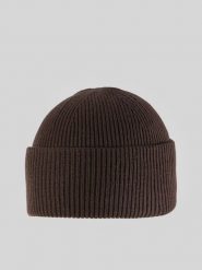 4F Czapka zimowa damska - brązowa Uniwersalny. Brązowe czapki zimowe 4f, bez wzorów, z dzianiny, biznesowe. Za 49.99 zł.