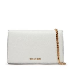 Torebka MICHAEL Michael Kors. Białe kopertówki MICHAEL Michael Kors, bez wzorów, wizytowe, bez dodatków. Za 699.99 zł.