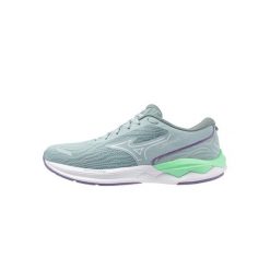 Buty do biegania damskie Mizuno Wave Revolt 3. Białe buty do biegania Mizuno, bez wzorów, bez zapięcia, do biegania, mizuno wave. Za 439.99 zł.