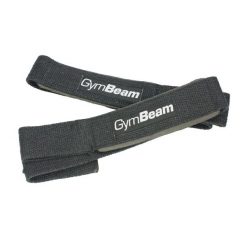 Paski do podnoszenia ciężarów GymBeam. Czarne paski GYMBEAM, bez wzorów, sportowe. Za 16.90 zł.