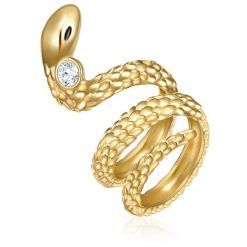 Lulu & Jane Waż Stop metali Zdobienie kryształkami Swarovski® Pierścionki 1 ct Damski. Białe pierścionki Lulu & Jane, pozłacane. Za 419.99 zł.