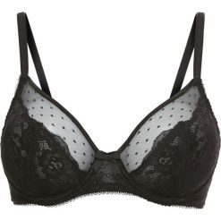 Biustonosz bonprix czarny. Biustonosze bonprix. Za 32.99 zł.