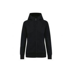 Bluza damska z kapturem Kariban Premium. Czarne bluzy KARIBAN, xs, bez wzorów, z bawełny, bez ramiączek, z kapturem. Za 245.00 zł.